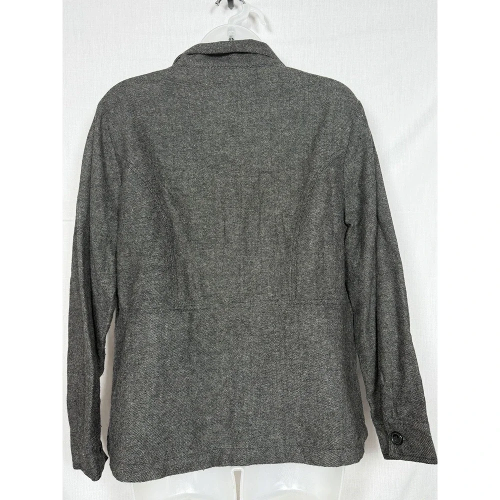 April Cornell Wool Embroidered Blazer‎ Womens M Floral Button Front Jacket - Picture 10 of 13